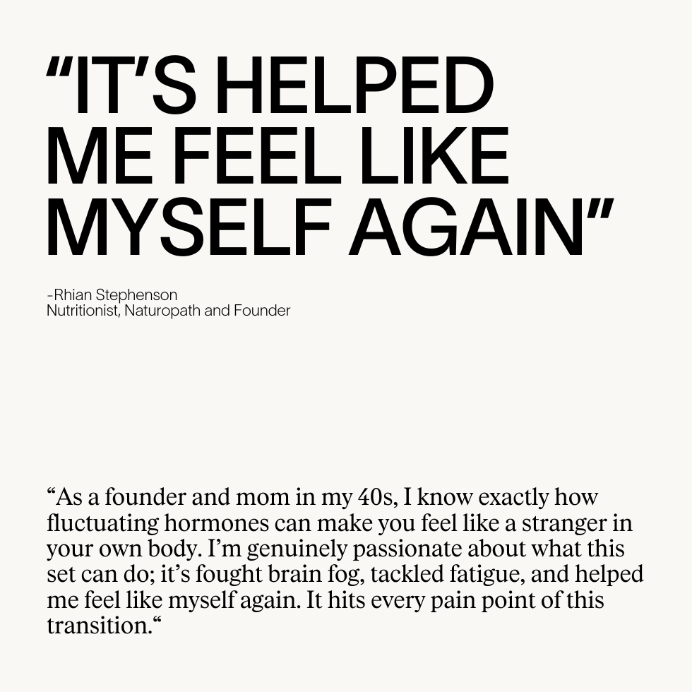 The Perimenopause Support Set