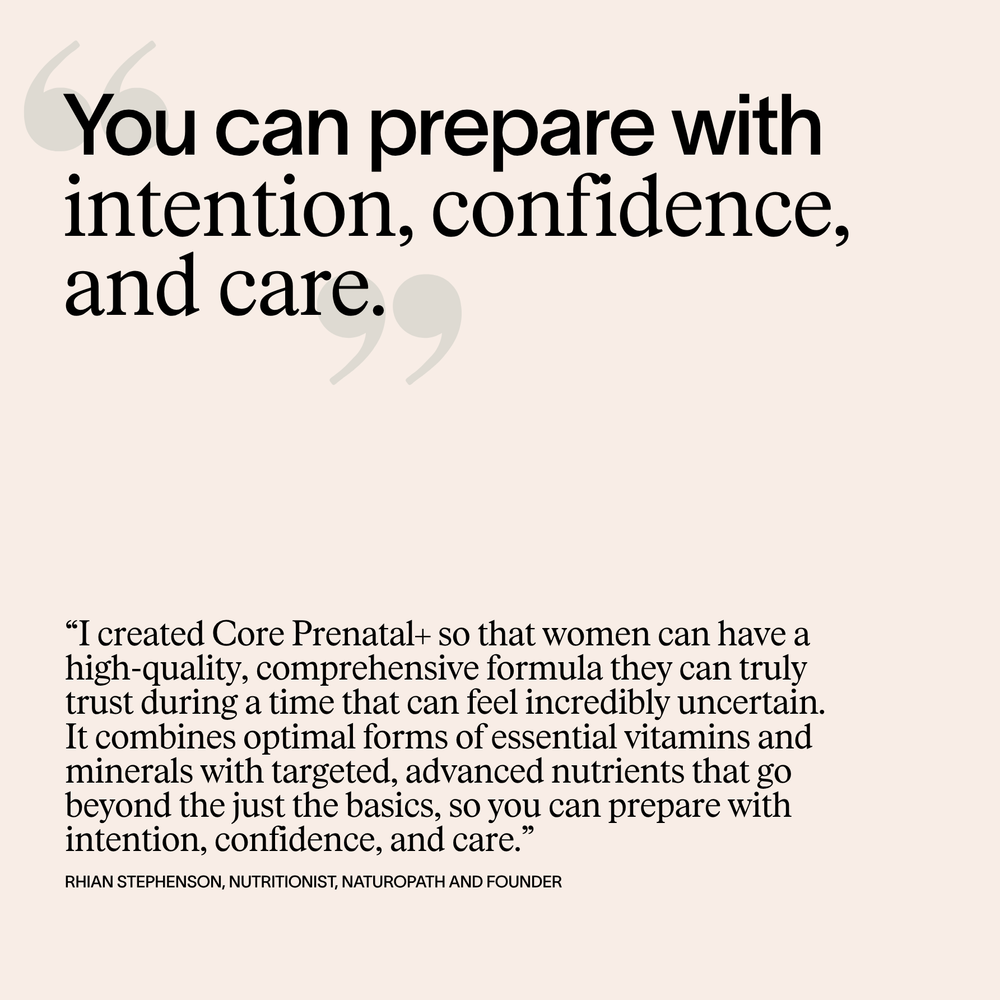 Prenatal + Early Pregnancy Foundations