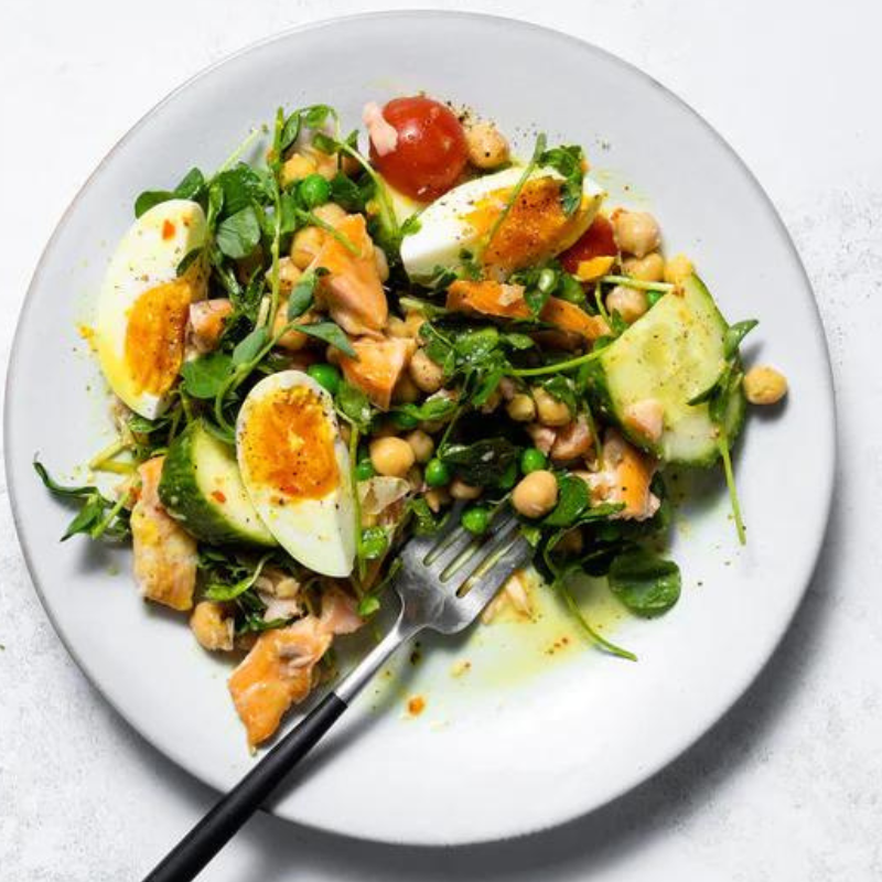 Smoked Trout Breakfast Salad