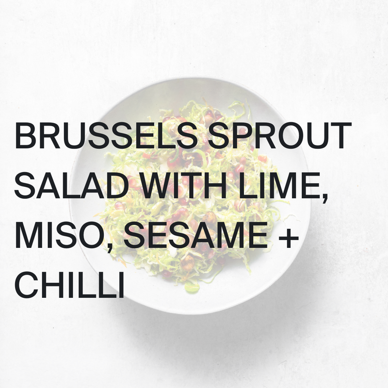 Miso Brussel Sprout Slaw (VE)