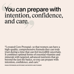Prenatal + Early Pregnancy Foundations