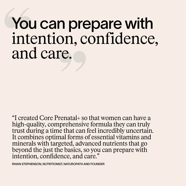 Prenatal + Early Pregnancy Foundations - Fertility + Pregnancy