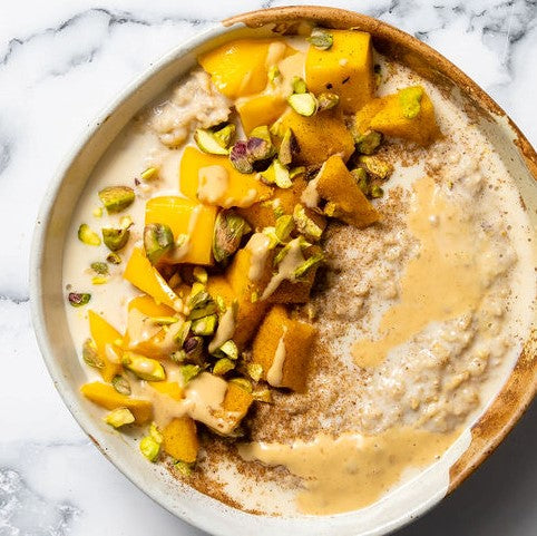 Middle Eastern Porridge + Mango (VE)