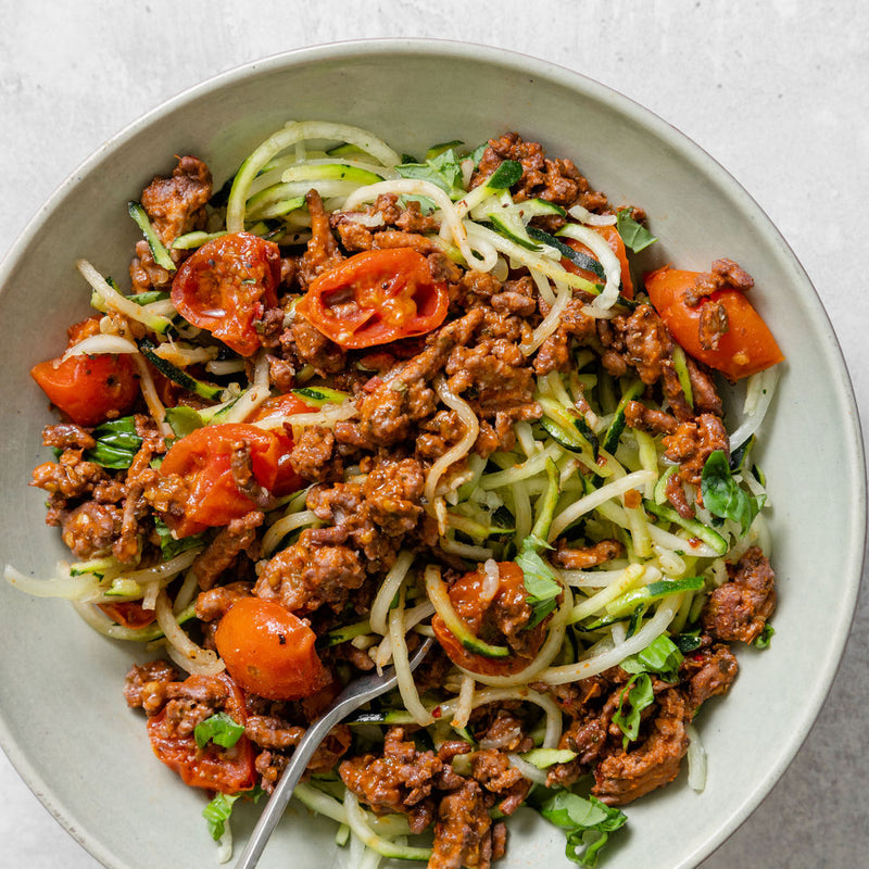 Turkey Bolognese with Courgetti